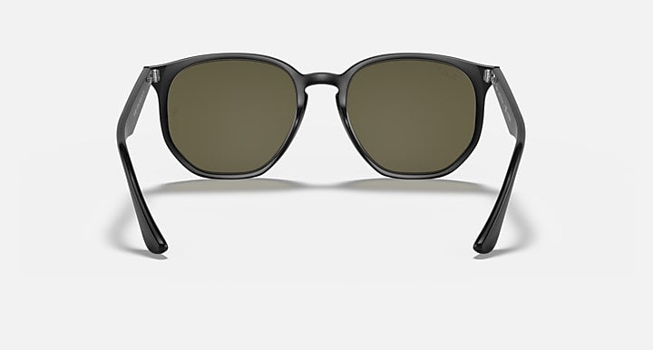 Ray-Ban RB4306 Black with G-15 Green Polarized Solid Color lenses - Back