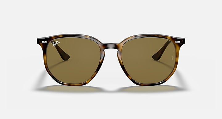 Ray-Ban RB4306 Light Havana with B-15 Brown Solid Color lenses - Front