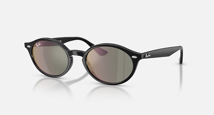 Ray-Ban RB4315 Black with Bronze Solid Color - Mirror lenses - Quarter