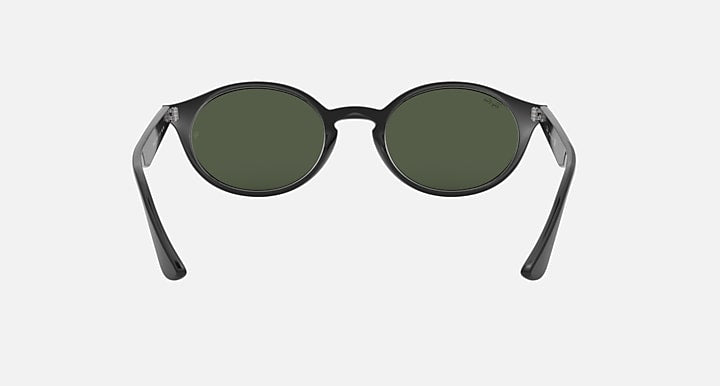Ray-Ban RB4315 Black with Dark Green Solid Color lenses - 180