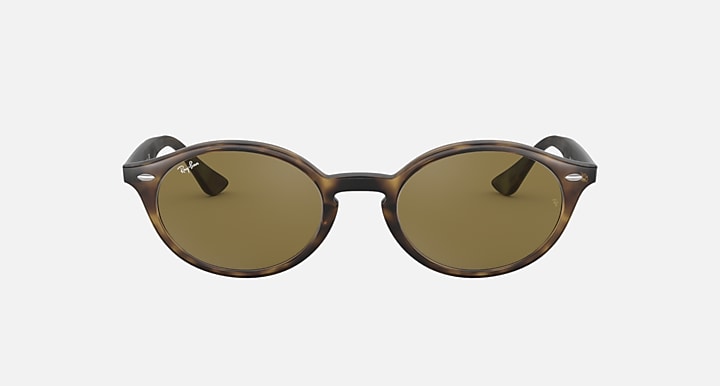 Ray-Ban RB4315 Light Havana with B-15 Brown Solid Color lenses - Front