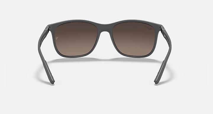 Ray-Ban RB4330 POLARIZED+ LENSES Grey with Silver Polarized+ Polarized+ lenses - Back