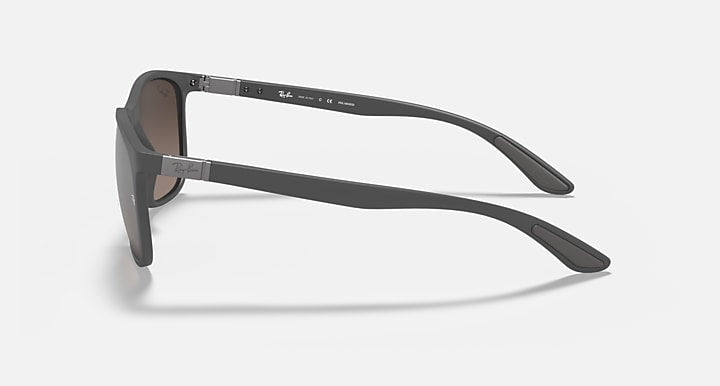 Ray-Ban RB4330 POLARIZED+ LENSES Grey with Silver Polarized+ Polarized+ lenses - Lateral