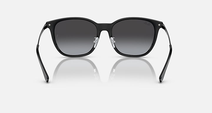 Ray-Ban RB4333D Black with Grey Gradient lenses - Back