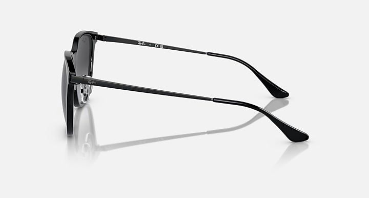 Ray-Ban RB4333D Black with Grey Gradient lenses - Lateral