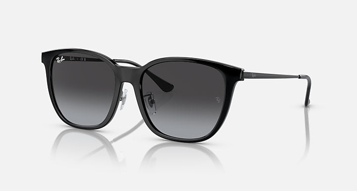 Ray-Ban RB4333D Black with Grey Gradient lenses - Quarter