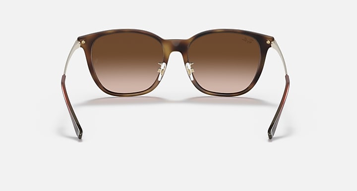 Ray-Ban RB4333D Light Havana; Gold with Brown Gradient Gradient lenses - Back