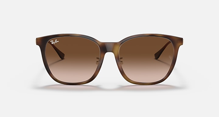 Ray-Ban RB4333D Light Havana; Gold with Brown Gradient Gradient lenses - Front