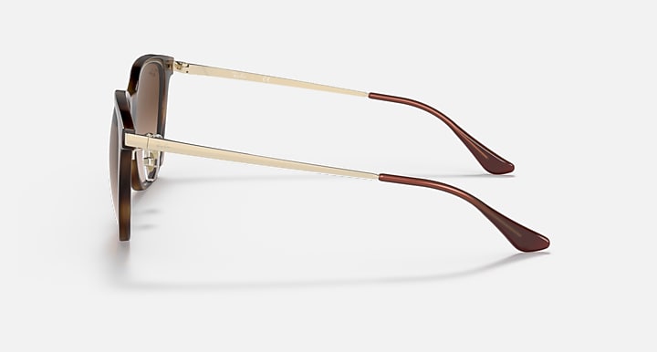 Ray-Ban RB4333D Light Havana; Gold with Brown Gradient Gradient lenses - Lateral