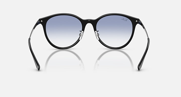 Ray-Ban RB4334D Black with Clear Gradient Light Blue Gradient lenses - Back