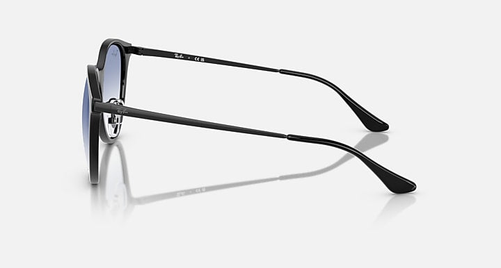 Ray-Ban RB4334D Black with Clear Gradient Light Blue Gradient lenses - Lateral