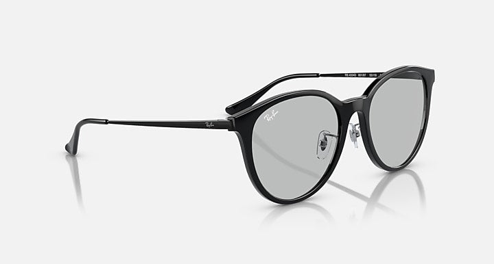 Ray-Ban RB4334D Black with Light Grey Solid Color lenses - Alternative