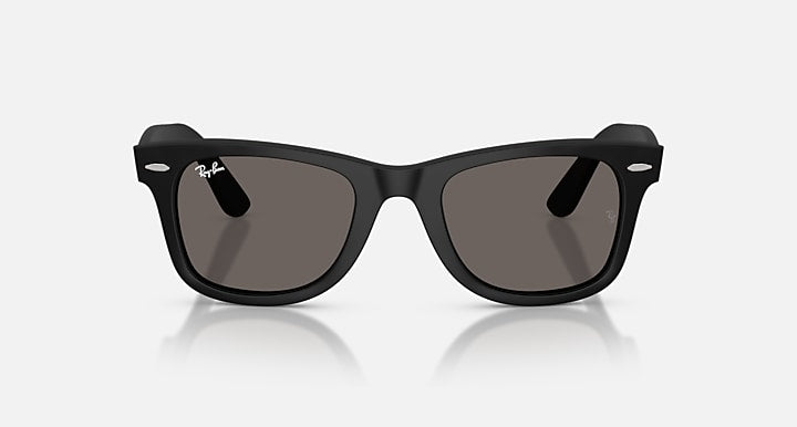 Ray-Ban WAYFARER EASE Matte Black with Dark Grey Solid Color lenses - Front