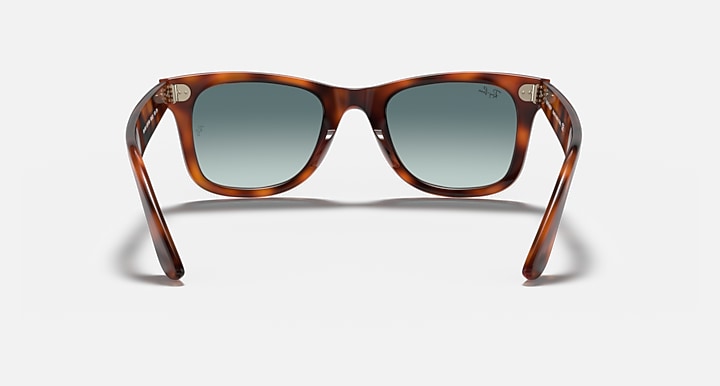 Ray-Ban WAYFARER EASE Red Havana with Blue Gradient Gradient lenses - Back
