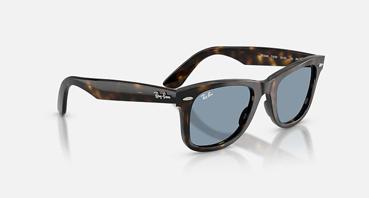 Ray-Ban WAYFARER EASE Havana with Blue Solid Color lenses - Alternative