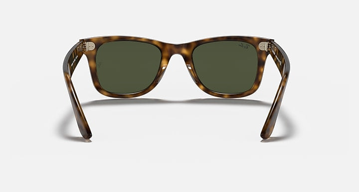 Ray-Ban WAYFARER EASE Light Havana with G-15 Green Solid Color lenses - Back