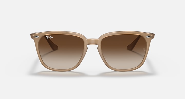Ray-Ban RB4362 Light Brown with Brown Gradient lenses - Front