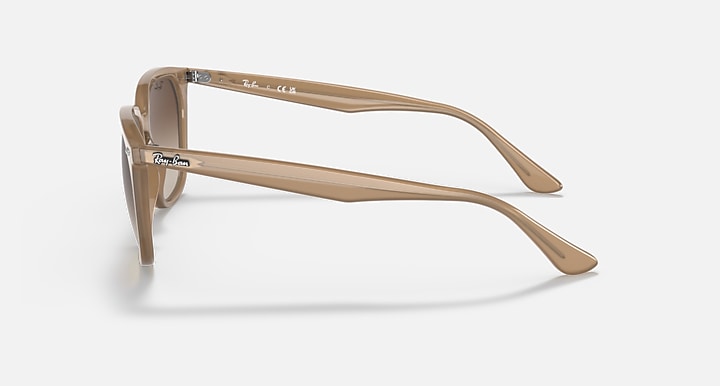 Ray-Ban RB4362 Light Brown with Brown Gradient lenses - Lateral