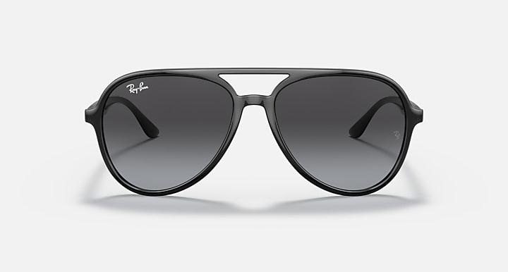 Ray-Ban RB4376 Black with Grey Gradient Gradient lenses - Front
