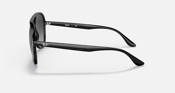 Ray-Ban RB4376 Black with Grey Gradient Gradient lenses - Lateral