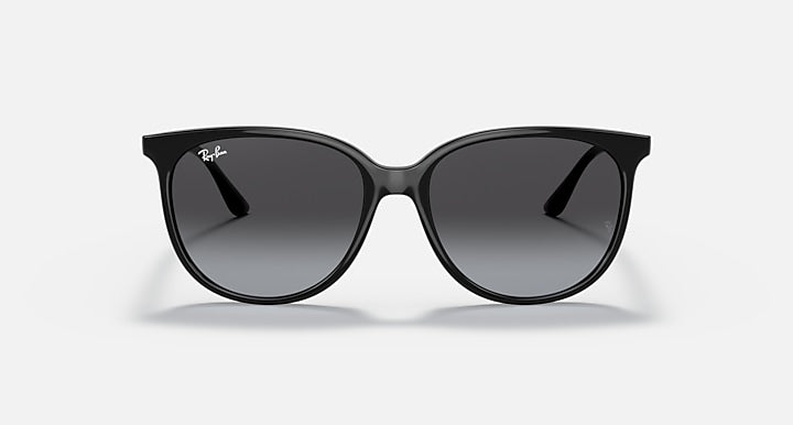 Ray-Ban RB4378 Black with Grey Gradient Gradient lenses - Front