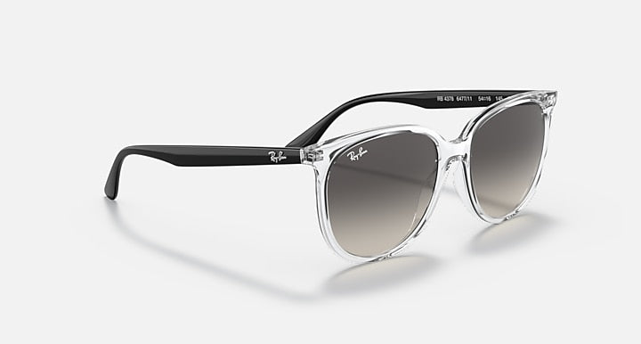 Ray-Ban RB4378 Transparent; Black with Grey Gradient Gradient lenses - Alternative