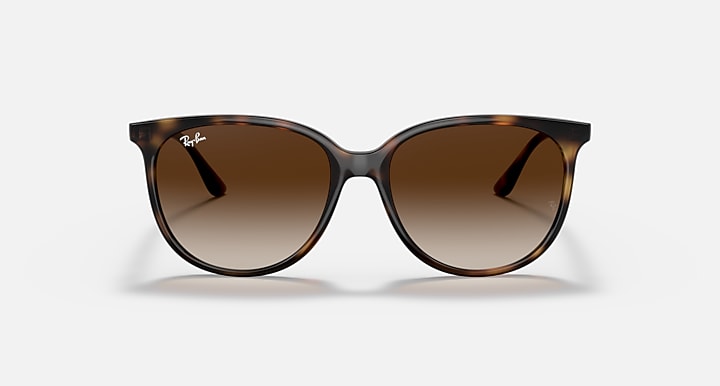 Ray-Ban RB4378 Havana with Gradient Brown Gradient lenses - Front