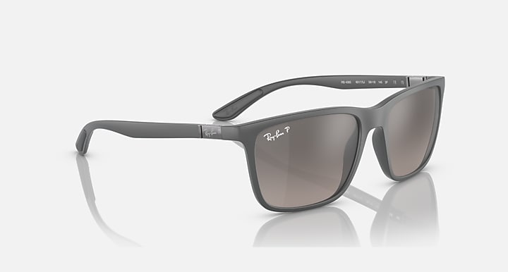 Ray-Ban RB4385 POLARIZED+ LENSES Grey with Grey Polarized+ Polarized+ lenses - Alternative