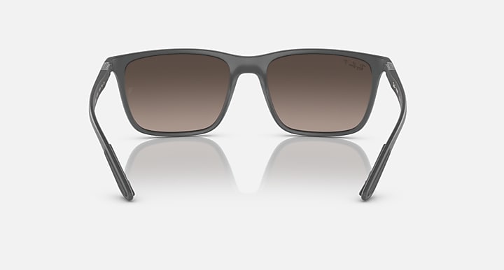 Ray-Ban RB4385 POLARIZED+ LENSES Grey with Grey Polarized+ Polarized+ lenses - Back