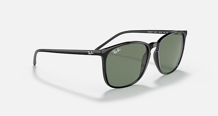 Ray-Ban RB4387 Black with Green Classic Solid Color lenses - Alternative