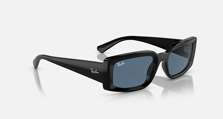 Ray-Ban KILIANE BIO-BASED Black with Dark Blue Solid Color lenses - Alternative