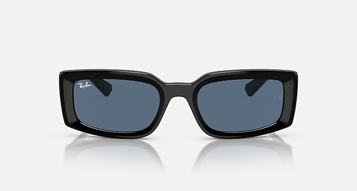 Ray-Ban KILIANE BIO-BASED Black with Dark Blue Solid Color lenses - Front