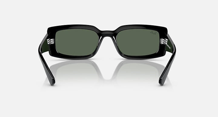 Ray-Ban KILIANE BIO-BASED Black with Dark Green Solid Color lenses - Back