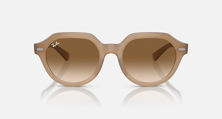 Ray-Ban GINA Turtledove with Brown Gradient lenses - Front