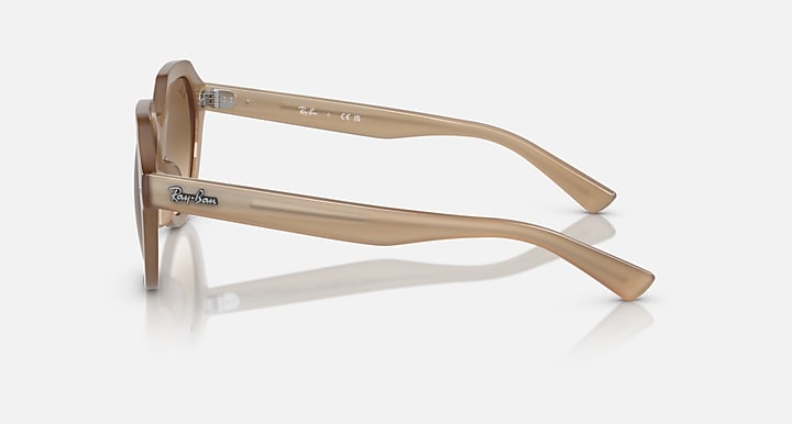 Ray-Ban GINA Turtledove with Brown Gradient lenses - Lateral