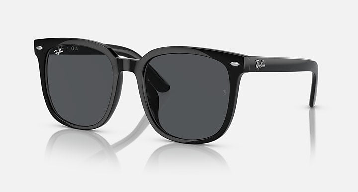 Ray-Ban RB4401D Black with Dark Grey Solid Color lenses - Quarter