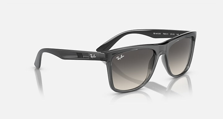 Ray-Ban RB4413M SCUDERIA FERRARI COLLECTION Transparent Grey with Grey Gradient lenses - Alternative