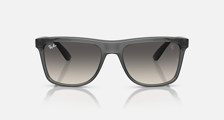 Ray-Ban RB4413M SCUDERIA FERRARI COLLECTION Transparent Grey with Grey Gradient lenses - Front