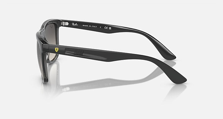 Ray-Ban RB4413M SCUDERIA FERRARI COLLECTION Transparent Grey with Grey Gradient lenses - Lateral