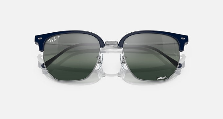 Ray-Ban NEW CLUBMASTER POLARIZED+ LENSES As shown with As shown lenses - Closed Front