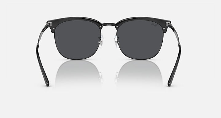 Ray-Ban RB4418D Black On Black; Black with Dark Grey Solid Color lenses - Back