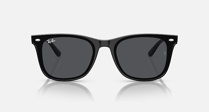 Ray-Ban RB4420 Black with Dark Grey Solid Color lenses - Front