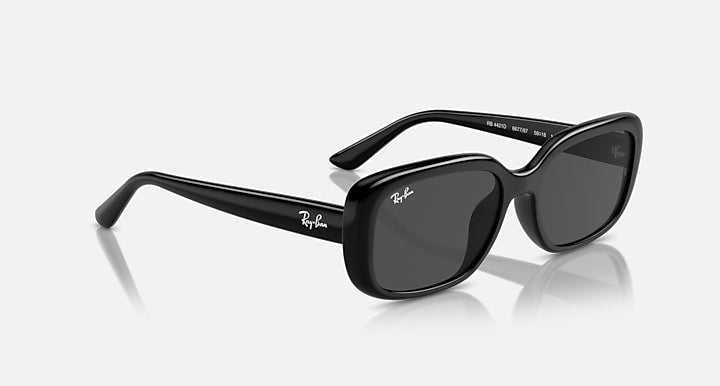 Ray-Ban RB4421D BIO-BASED Black with Dark Grey Solid Color lenses - Alternative