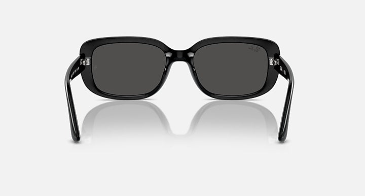 Ray-Ban RB4421D BIO-BASED Black with Dark Grey Solid Color lenses - Back