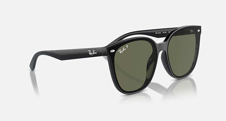 Ray-Ban RB4423D Black with Dark Green Polarized Solid Color lenses - Alternative