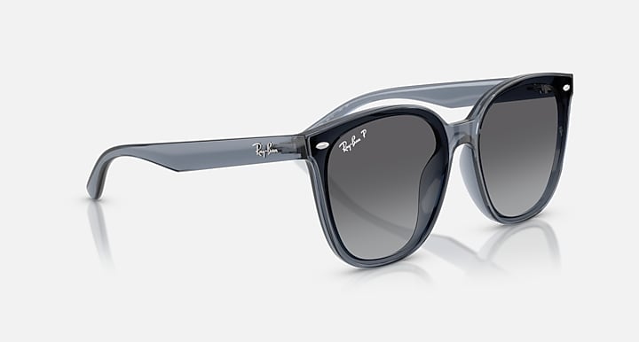 Ray-Ban RB4423D Dark Transparent Blue with Grey Gradient Polarized Gradient lenses - Alternative
