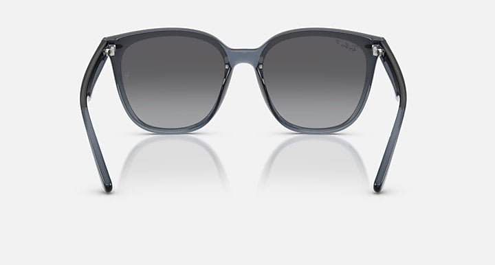 Ray-Ban RB4423D Dark Transparent Blue with Grey Gradient Polarized Gradient lenses - Back