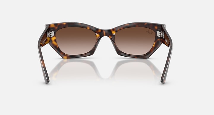Ray-Ban ZENA BIO-BASED Havana with Gradient Brown Gradient lenses - Back