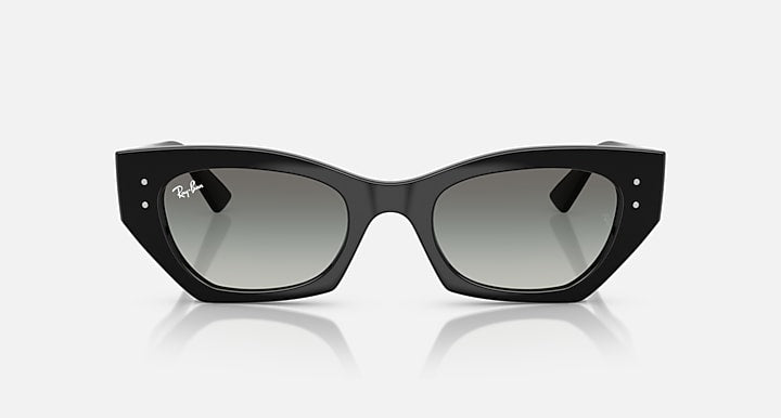 Ray-Ban ZENA BIO-BASED Black with Gradient Grey Gradient lenses - Front