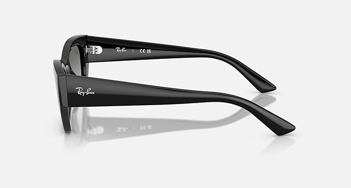 Ray-Ban ZENA BIO-BASED Black with Gradient Grey Gradient lenses - Lateral
